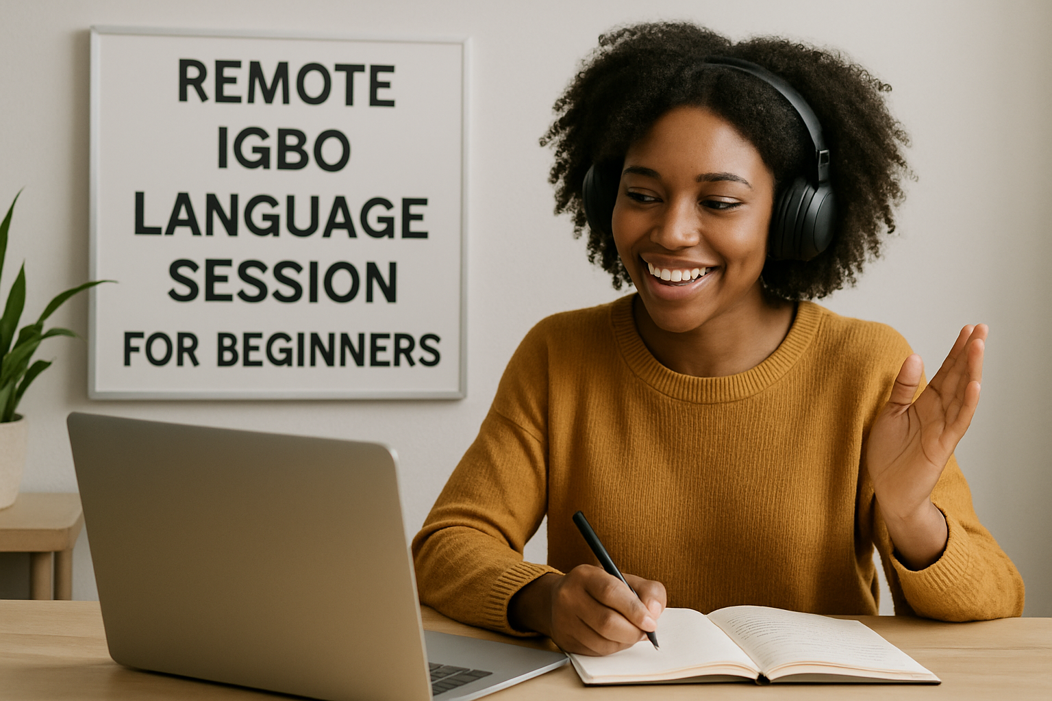 Remote Igbo language session for beginners